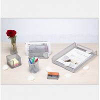 wholesale wire metal desk office stationery gift set with 5 items