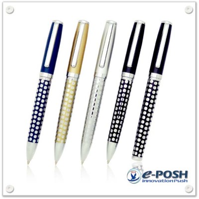 Classic metal gift pen set - ball pen and rollerball pen