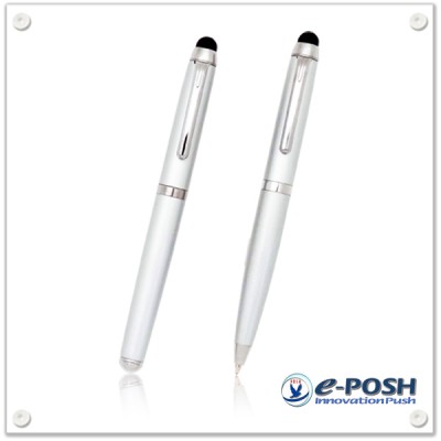 Mini size stylus ball pen and rollerball pen