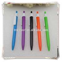 TP-12 colorful slim ball pen for girls , fashionable plastic advertising