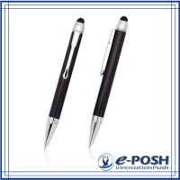 Slim mini size carbon fiber ball point pen with stylus