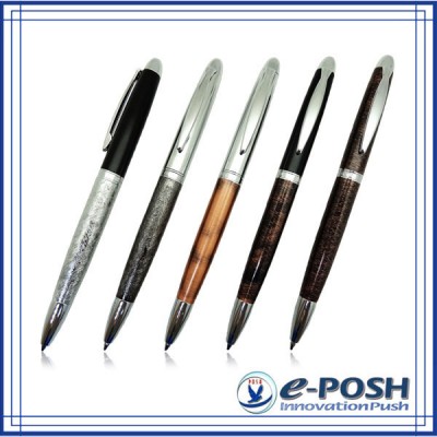 Novelty finished sureface barrel high end metal ball pen