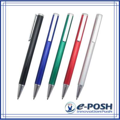 Elegant minimalist design promotional advertising metal ball pen